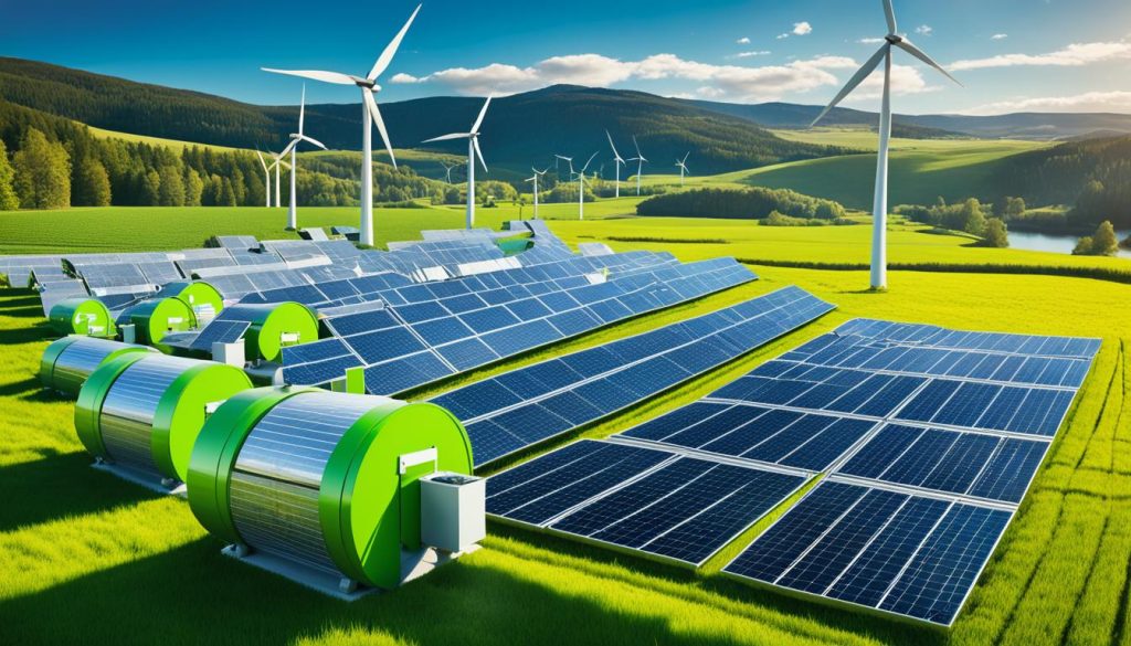 Almacenamiento de energía renovable